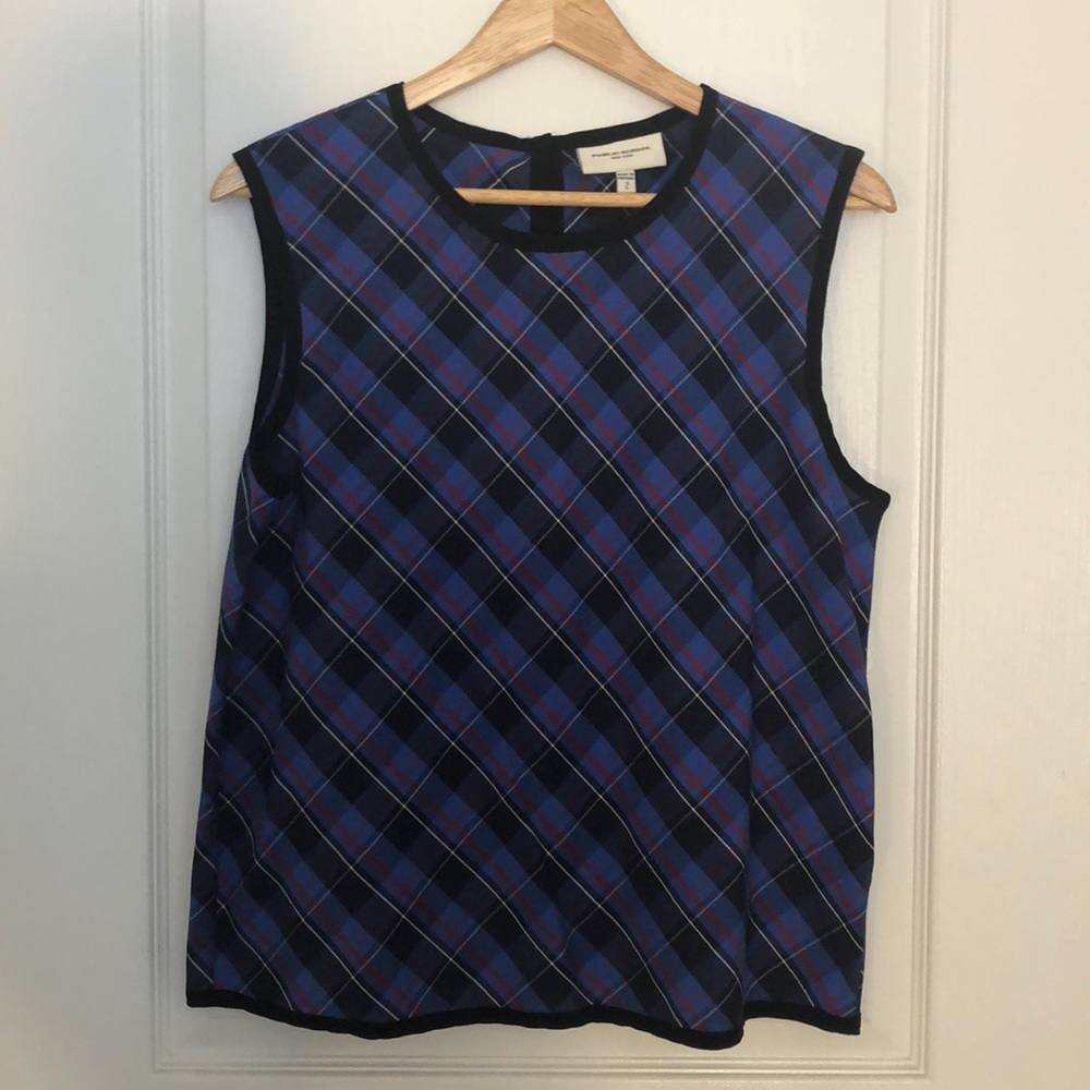 Public School New York Cotton Plaid Shell